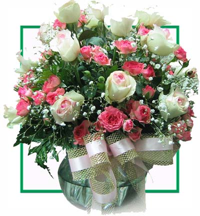 [B-30-PP-R-1] Peachy Delights Roses Bouquet