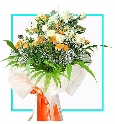 [N-25-Y-R-1] Sunburst Yellow Roses Bouquet
