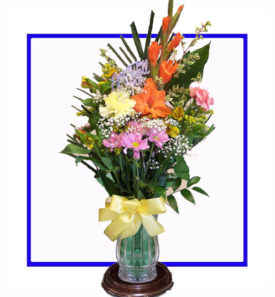 [N-12-RYOP-RCG-GER-1] Mixed Rose, Gerbera & Carnation Flower Gift Bouquet